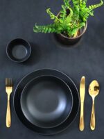 Ceramiczna linia BLACK - miska 20,5 cm Ceramic BLACK line bowl 20,5 s 24304290 /91