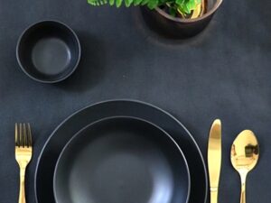 Ceramiczna linia BLACK - miska 20,5 cm Ceramic BLACK line bowl 20,5 s 24304290 /91