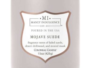 ŚWIECZKA zapachowa JAŚMINOWA drewniany knot 425g CANDLE Wooden Wick 15 oz - Mojave Suede