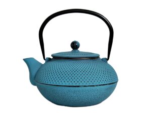 Żeliwny dzbanek zaparzacz 1,5 l GIFT ONE turkus Cast iron japanese teapot 1,5L GIFT ONE TURQUOISE
