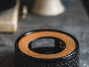 Bisette CZARNY B ceramiczny podgrzewacz do dzbankó Bisette BLACK B ceramic WARMER for tea pot