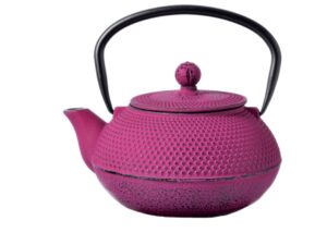 Cast iron japanese teapot 0,8L GIFT ONE FUCHSIA Cast iron japanese teapot 0,8L GIFT ONE FUCHSIA