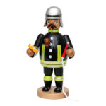 Deco figurka do kadzidełek strażak 20 cm Wooden smoking figure fireman 20 cm