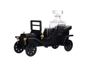 MPL Glass decanter CAR classic DARK with glasses MPL Glass decanter CAR classic DARK with glasses