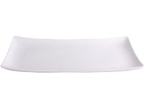 Porcelanowa patera do serwowania BIAŁA 28x14 Porcelain serving WHITE plate 28x14 cm 24302920