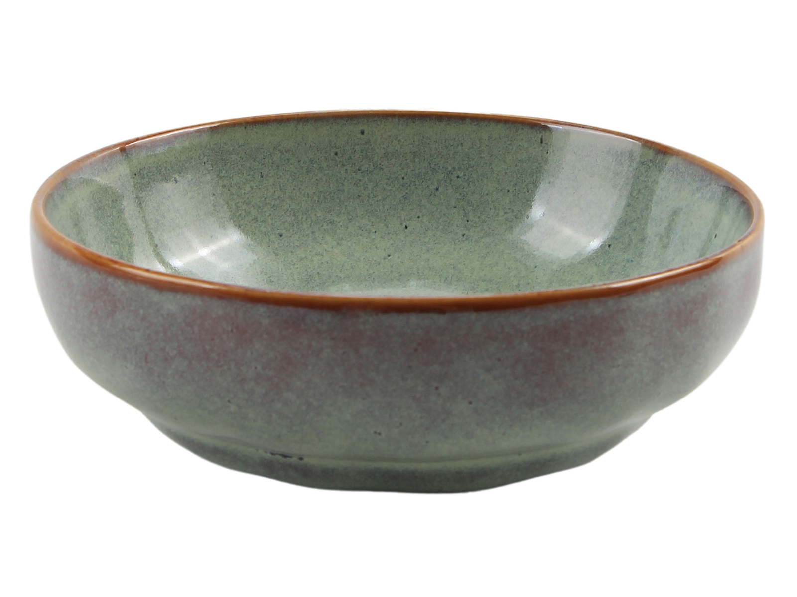 Ceramiczna linia OCEAN miska 17,6 cm BRĄZ MIĘTA Ceramic OCEAN line bowl 17,6 cm 24328156
