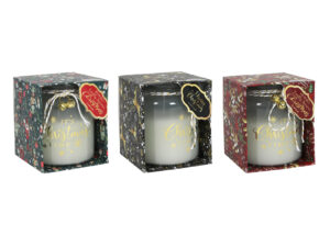 ŚWIECZKA XMAS zapachowa 8x9,5 cm box GIFT MIX CANDLE XMAS scented 8x9,5 cm box GIFT MIX 23140773