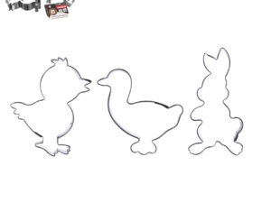 Gadget wykrawacz do ciastek WIOSKA kpl 3 sztuk Gadget cookies cutter village mix 3 shapes 121167