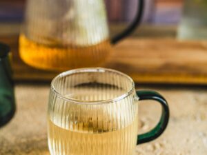 MPL Borosilikatowe szkło JUSTINE kubek 330 ZIELEŃ MPL borosilacate glass JUSTINE cup 330 ml GREEN HA