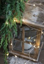 LED drucik srebrny ciepłe 20 diod 2 m AA TIMER LED wire silver warm 20 light 2m 23139364 /5 TIMER