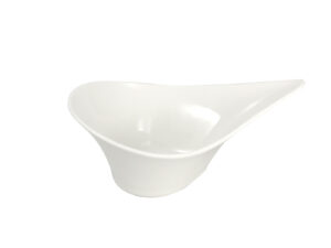 Porcelanowa miska do serwowania ŁEZKA S Porcelain serving BOWL DROP 18x10 cm 24304562