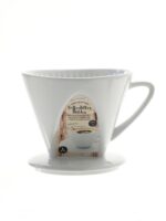 Porcelanowy DRIP na kubek do kawy BIAŁY Porcelain COFFE filter DRIP WHITE size 4 24302079