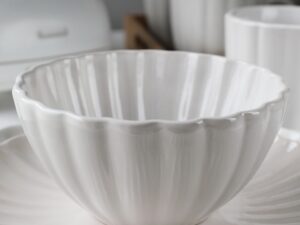 Ceramiczna linia FLOWER WHITE miska 350 ml Ceramic FLOWER WHITE bowl 350 ml 24327926