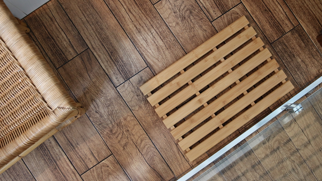 Bambusowa seria mata łazienkowa 53x35x3 cm Bamboo BATH mat 53x35x3 cm 24501226 - obrazek 4