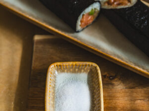 Ceramiczna linia OMBRES I miseczka do dipów 8cm OMBRES INSTA line rectangular dip bowl 8cm