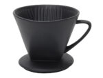 Porcelanowy DRIP na kubek do kawy CZARNY Porcelain COFFE filter DRIP BLACK size 4 24302075