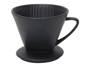 Porcelanowy DRIP na kubek do kawy CZARNY Porcelain COFFE filter DRIP BLACK size 4 24302075