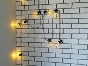 LED żarówki girlanda 10 kul LEDx10 diod PRĄD do łą LED Bulbs chain 10x10 partylight CONNECT 23362964