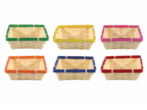 Bambusowy koszyk dekoracyjny 18x18x7cm  Basket bamboo 18x18x7cm 23762024