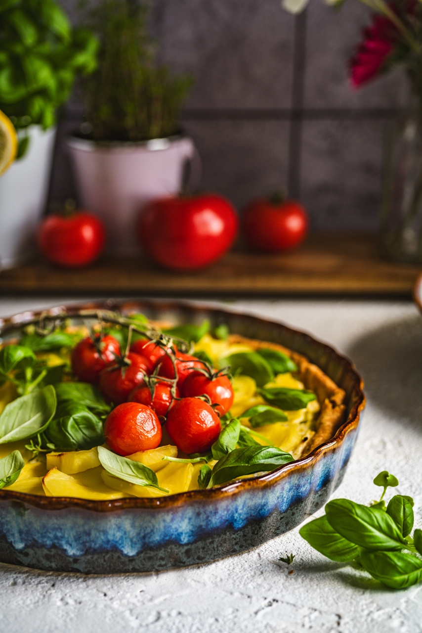 Ceramiczna linia OMBRES forma do pieczenia tarty OMBRES line tarta baking form 26 cm - obrazek 4