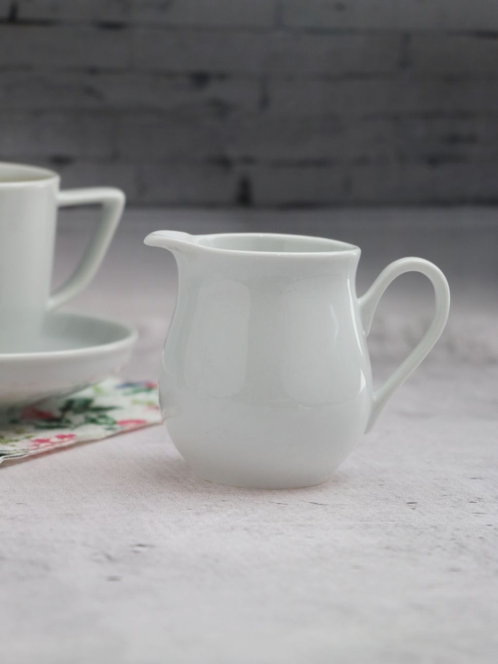 Porcelanowa cukierniczka i dzbanek do śmietanki Porcelain sugar pot with and creamer set 24302091 - obrazek 2