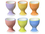 Ceramiczna linia PASKI - podstawka do jajka mix ko Ceramic STRIPES line EGG holder mix col 24325649