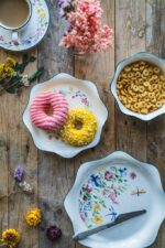 MRS FLOWER ceramic plate 26 cm decal MRS FLOWER ceramic plate 26 cm decal