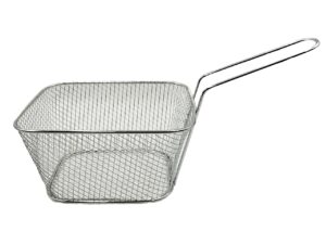 Stalowy koszyk z rączką do serw frytek DUŻY STAL Stainless French BIG fries basket STEEL 22275604