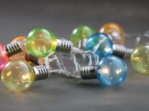 LED ŻARÓWKI KOLOR DECO 10 x ciepłe światło 2312108 LED Bulbs chain 10 pcs colour warm led 23121086