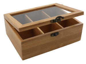 Bambusowe pudełko do herbaty 6 prostokąt  Bamboo serie tea box 6 rectangular 23201074