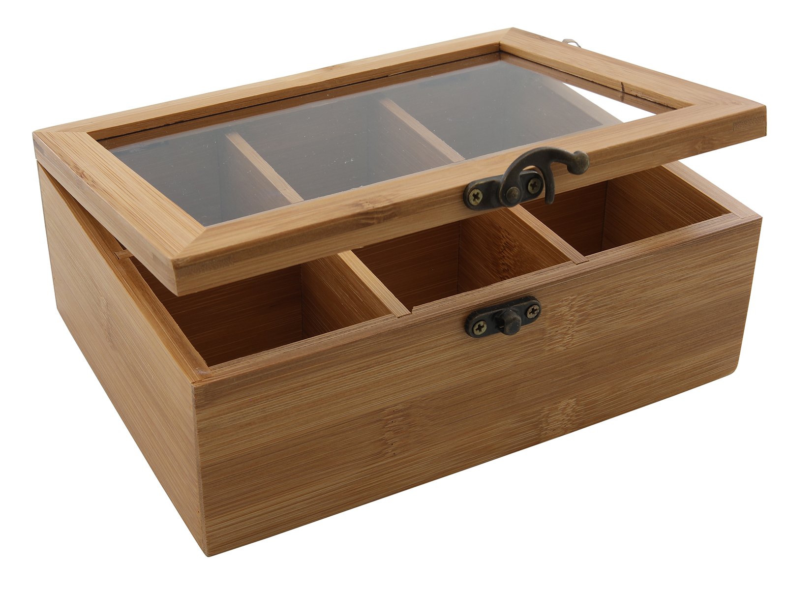 Bambusowe pudełko do herbaty 6 prostokąt Bamboo serie tea box 6 rectangular 23201074