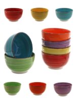 Ceramiczna linia RAINBOW - miska 14 cm mix kolorów Ceramic RAINBOW line BOWL 14 cm mix col 24306750
