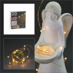 LED drucik złoty ciepłe 20 diod 2 m AA LED wire gold warm 20 light 2m 23139408 AA