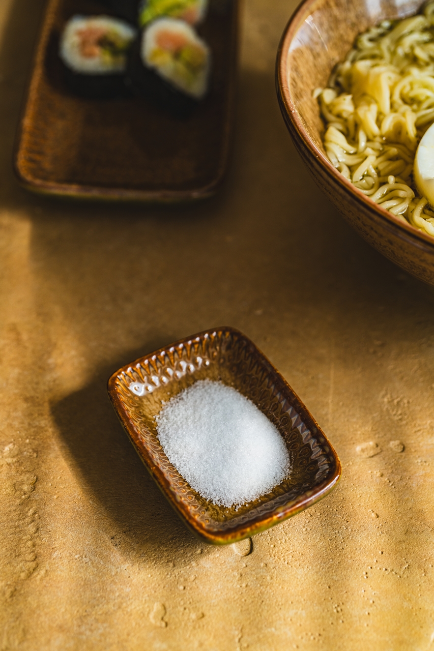 Ceramiczna linia OMBRES I miseczka do dipów 8cm OMBRES INSTA line rectangular dip bowl 8cm - obrazek 3