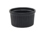Porcelain round CREME BRULLE black 8,5 cm 24302121 Porcelain round CREME BRULLE black 8,5 cm 24302121