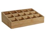 Bambusowa seria pudełko na szminki 17x11x4,8 Bamboo BATH lipstic holder 24501612