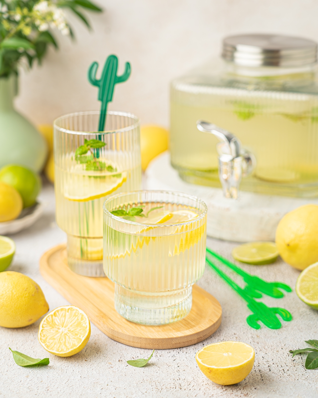 PARTY PASKI szklany słoik z kranikiem 3l do lodówk Glass fridge STRIPES jar with tap 3 l 23468654 - obrazek 3