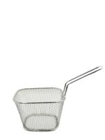 Stalowy koszyk z rączką do serwowania mix 24 szt Stainless French fries bascet 22275555 set 24 pcs