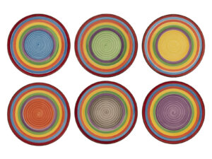 Ceramiczna linia MEXICO - talerz 19 cm mix KOLORÓW Ceramic MEXICO line PLATE 19cm mix 24326514