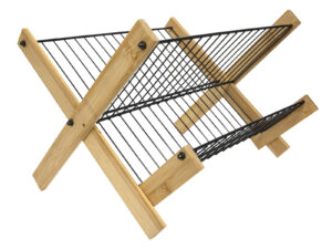 Bambus metal suszarka do naczyń rozkładana Bamboo metal serie dish drainer foldable 24501444