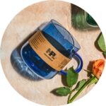 MPL Borosilikatowa szklanka Linia Color GRANAT MPL Borosilicate glass Color Line NAVY BLUE