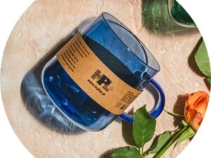 MPL Borosilikatowa szklanka Linia Color GRANAT MPL Borosilicate glass Color Line NAVY BLUE