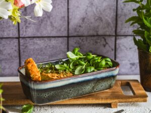 Ceramiczna linia OMBRES forma do pieczenia chleba OMBRES line bread baking form 26 cm