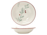 Ceramiczna linia BERRY RED talerz głeboki 20,5 cm Ceramic line BERRY RED deep plate 20,5 cm 23105816