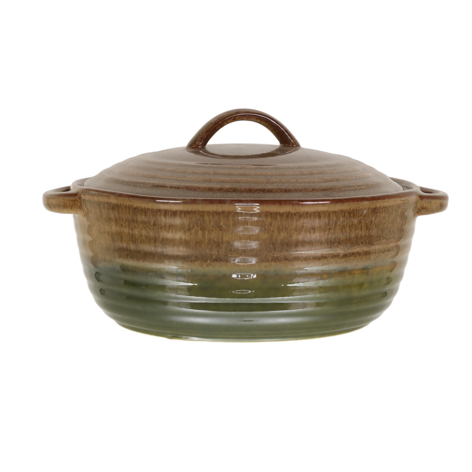 Ceramiczna linia OMBRES INSTA okrągła micha waza OMBRES INSTA line round caserolle vase - obrazek 4