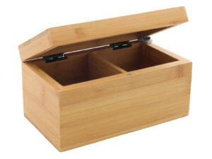 Bambusowe pudełko do herbaty 2 prostokąt 16x8 cm Bamboo serie tea box 2 rectangular 23201086