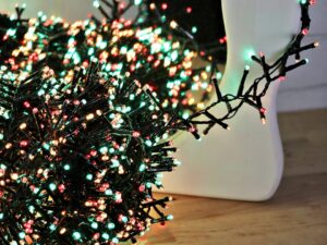 LED łańcuch led ziel czerw złote światło 1500 diod LED Chain 1500 red green gold ip44 23151364 CENA!