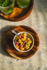 Akacjowa seria talerzyk z wysokim rantem 16x3 cm ACACIA serie ROUND PLATE rim 16x3 cm 24502113