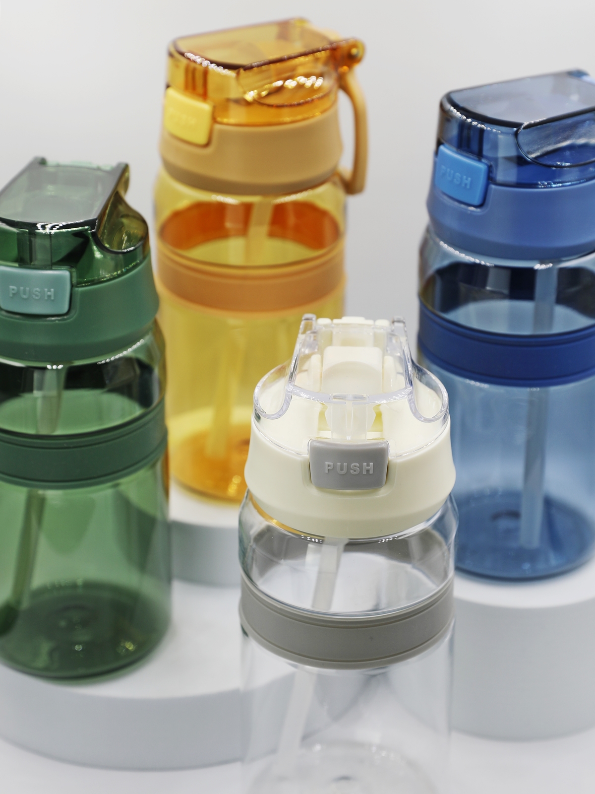 Bidon Butelka TRITAN krystaliczny 4 kolory 500 ml Water bottle TRITAN crystal 4 colour 500ml BPA FRE - obrazek 3