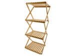Bambusowa seria półka rozkładana łazienkowa Bamboo BATH rack foldable 24501424